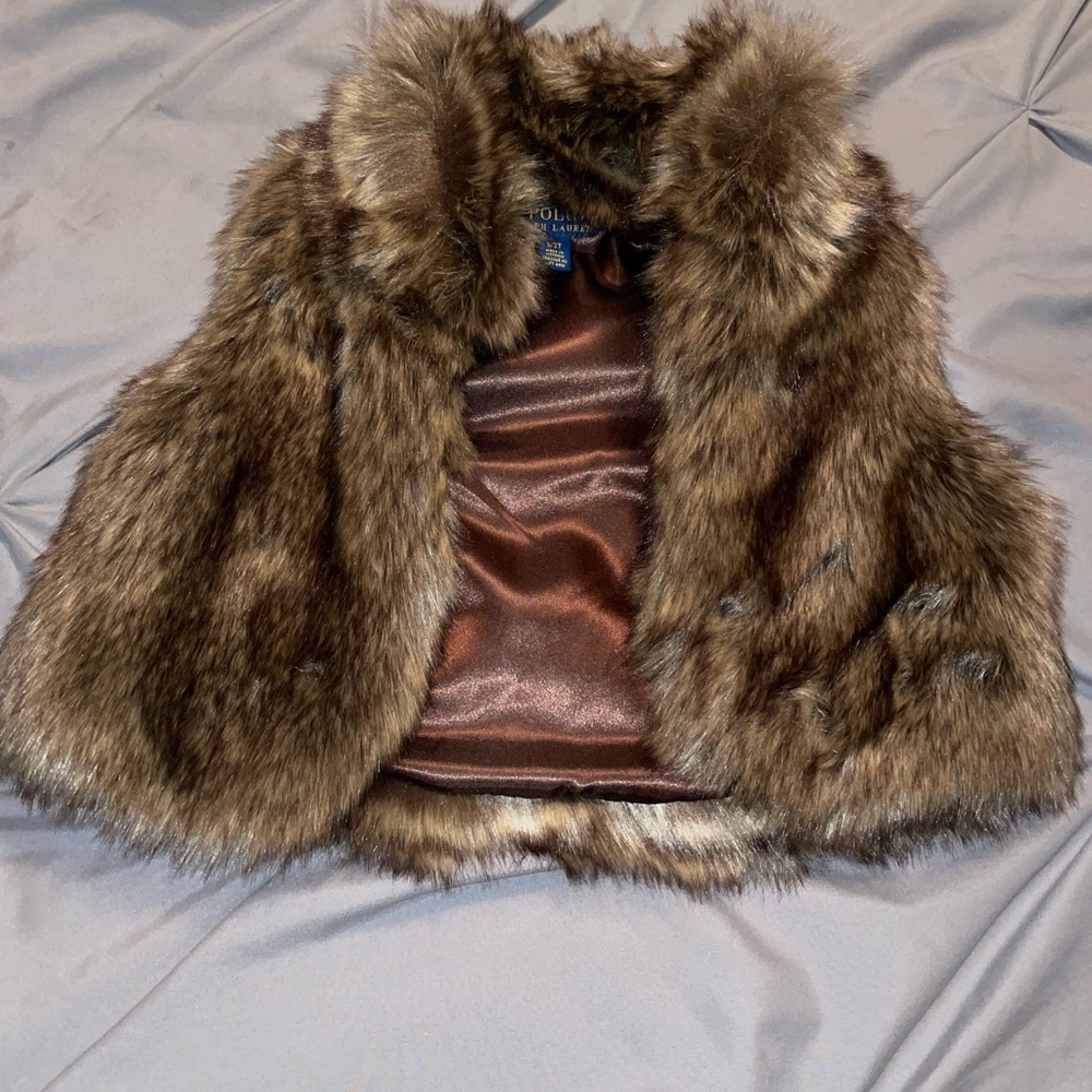 Polo Ralph Lauren Girls Fur Vest